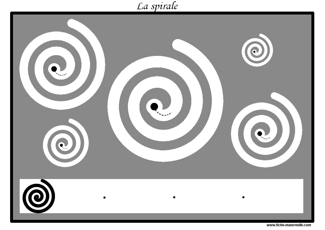 piste graphique les spirales