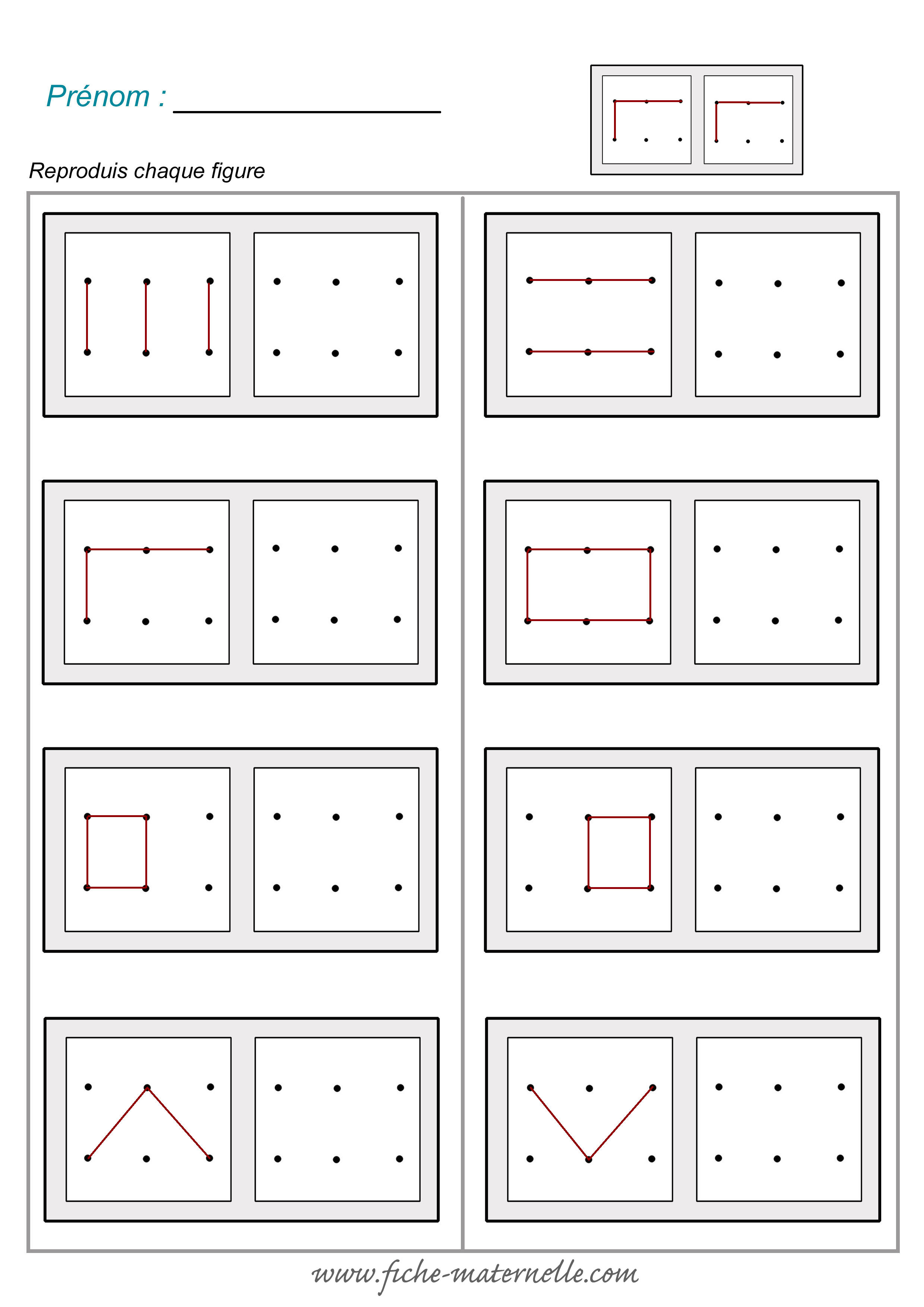 reproduire figure sur grille