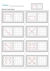 Reproduire une figure sur une grille de points