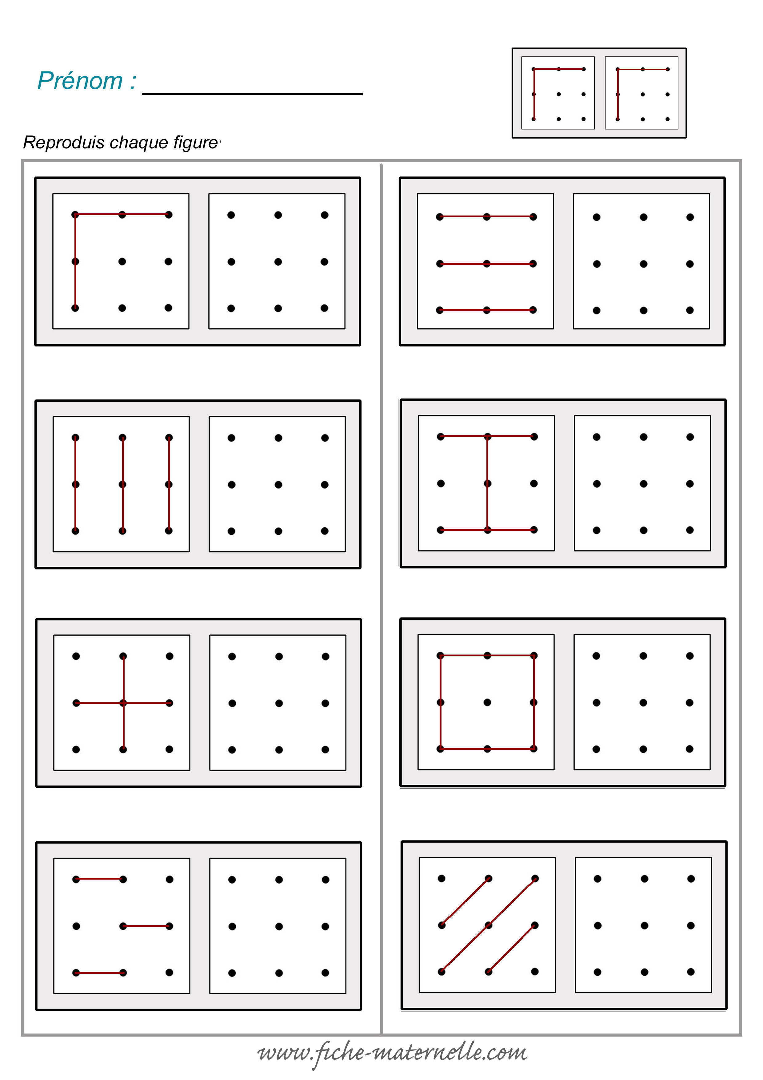 reproduire figure sur grille