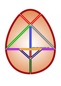 Tangram de l oeuf couleur