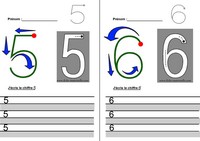 Apprendre  tracer les chiffres