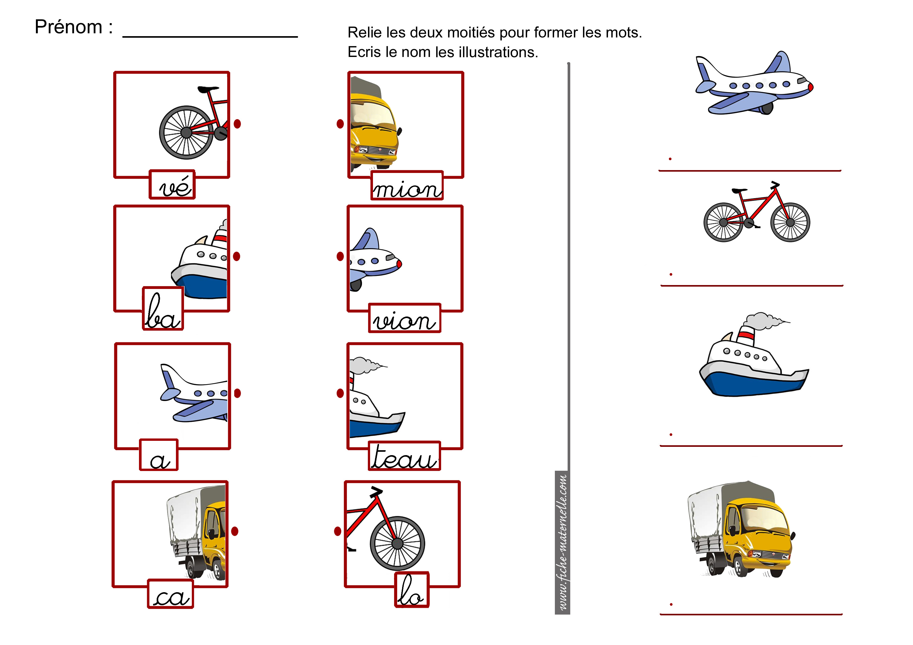 Lecture autour des moyens de transport