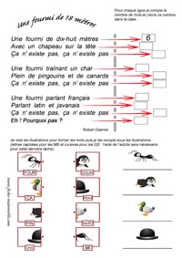 Lecture une fourmi de 18 mtre