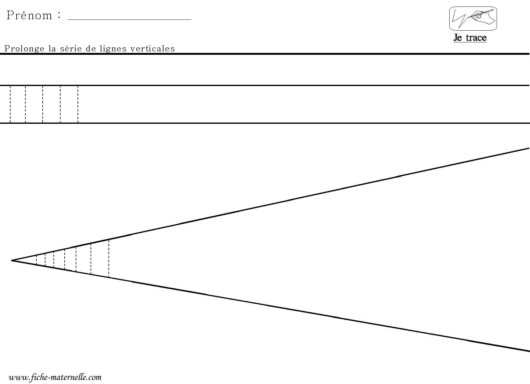 Dessiner des lignes en maternelle