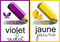 Rfrentiel violet jaune